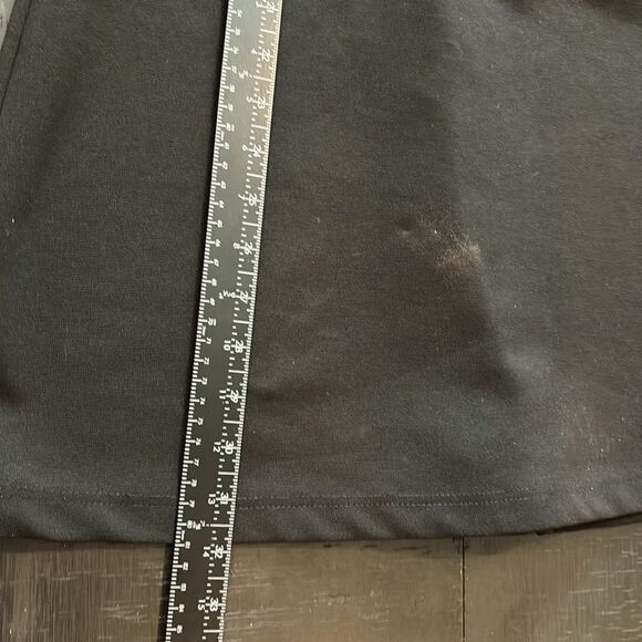 Vintage Scarlett Velour Velvet Black Horse Bit Mock Neck 7/8 GoGo Goth Dress - Picture 15 of 16